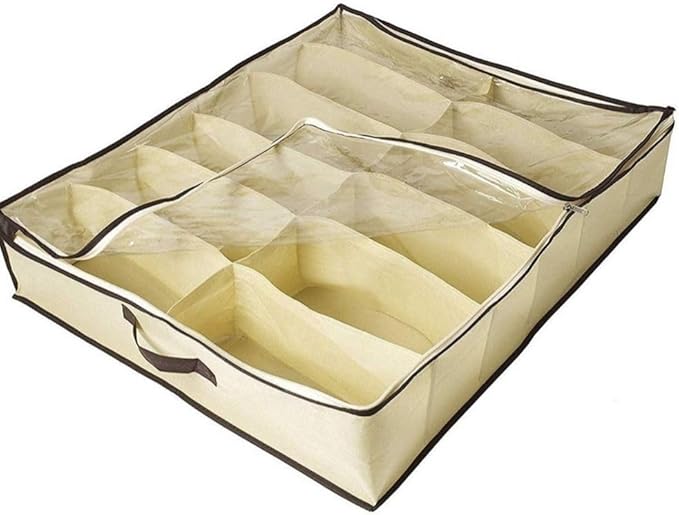 Perfect Dealz Shoe Under Bed Storage Organizer – Foldable Shoe Storage Bag