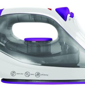 Mellerware Vapour II Steam/Dry/Spray Iron 1600W with Non-Stick Soleplate – Purple