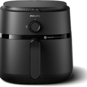 Philips 2000 Series NA231/00 6.2L Digital Air Fryer with RapidAir Technology – Black