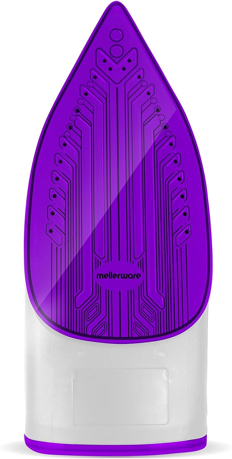Mellerware Vapour II Steam/Dry/Spray Iron 1600W with Non-Stick Soleplate – Purple - Image 4