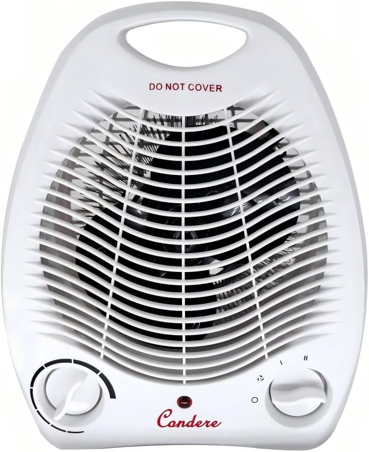 CONDERE ZR-5011 Portable Electric Fan Heater 1000W/2000W with Adjustable Thermostat